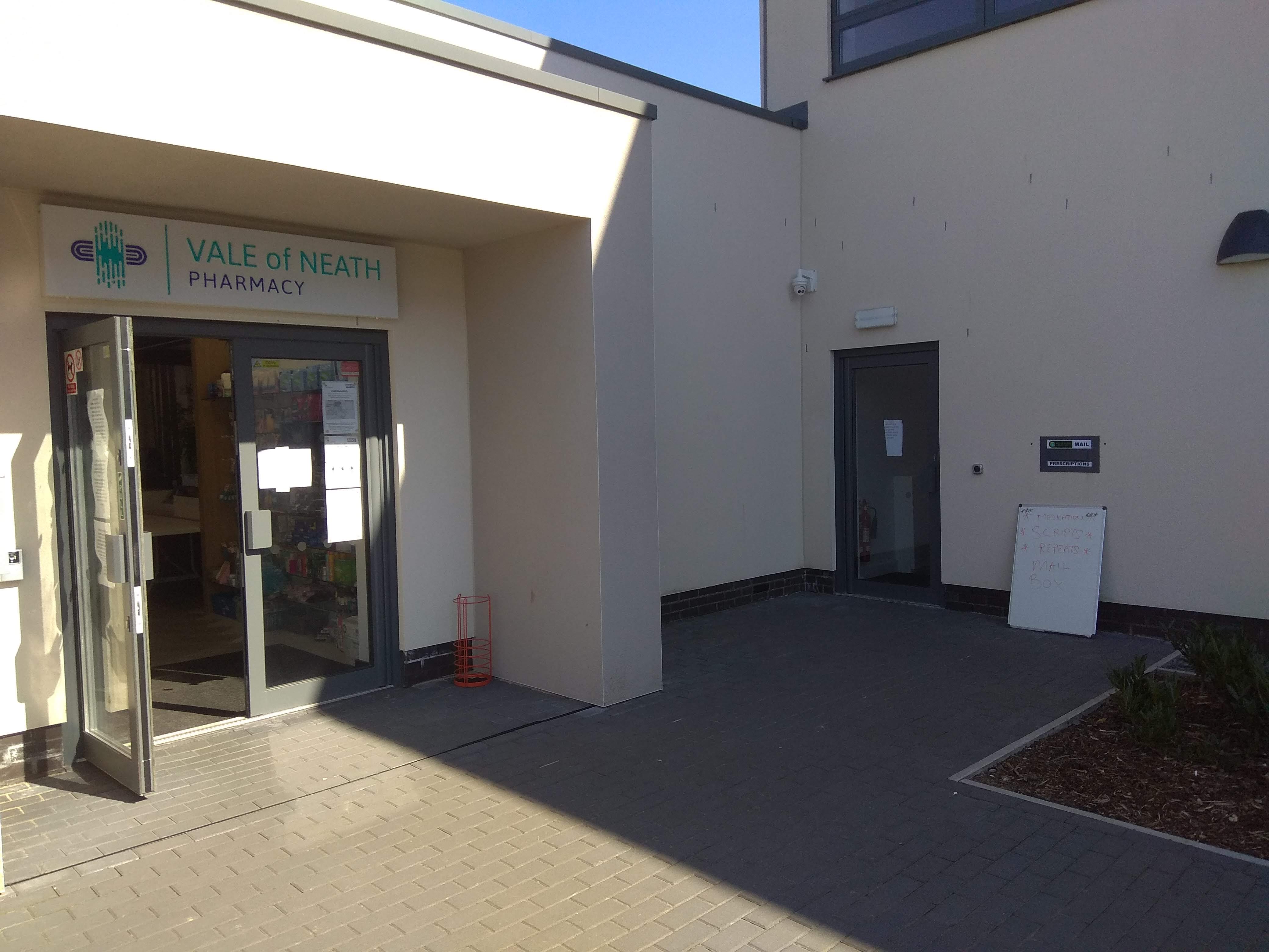 Vale of Neath Surgery Prescription Letterbox